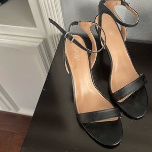 Abound high heel black sandals size 13M